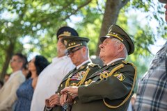 Slávnostné odhalenie pamätnej tabule brig.gen. Jánovi Goliánovi v Bratislave
