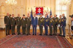 Prezident Slovenskej republiky vymenoval a povýšil generálov
